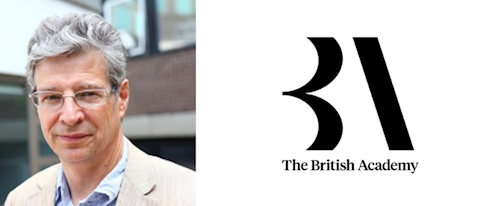 Professor Andrew Pickles and the BA logo