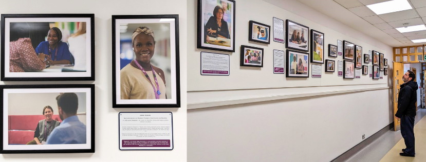 photos installed in Maudsley hospital