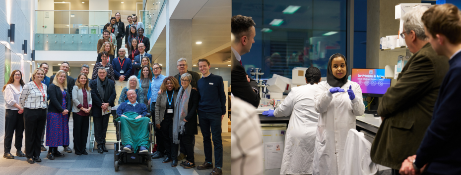 APPG visit to lab - and group photo